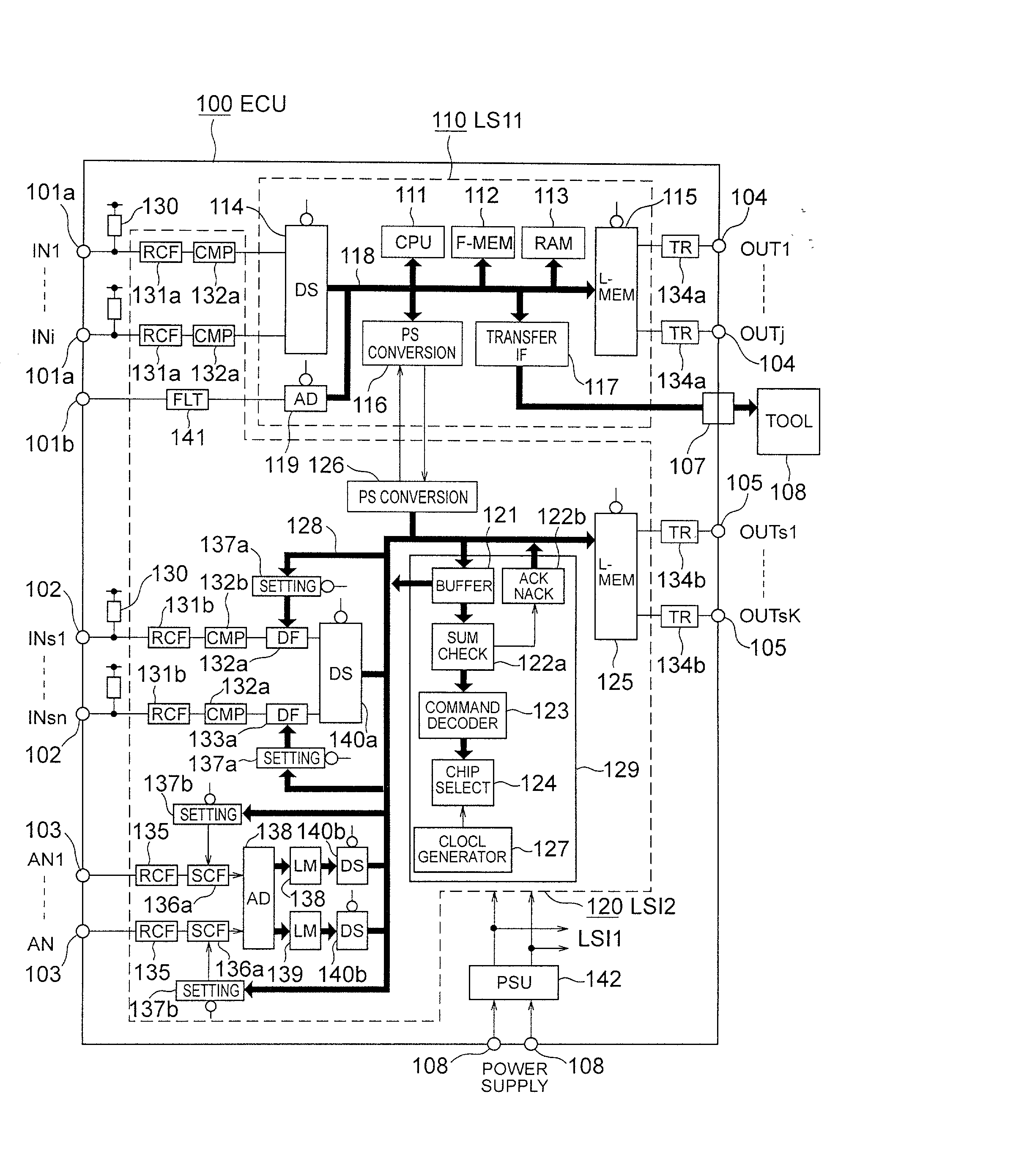 On-vehicle electronic controller