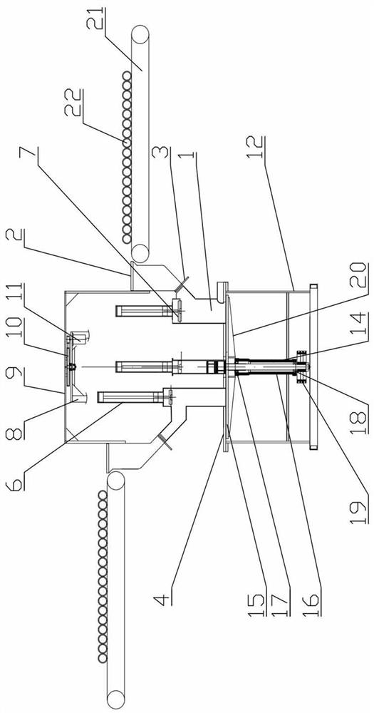 Feeding mechanism, cutter cutting assembly and wood shaving machining device