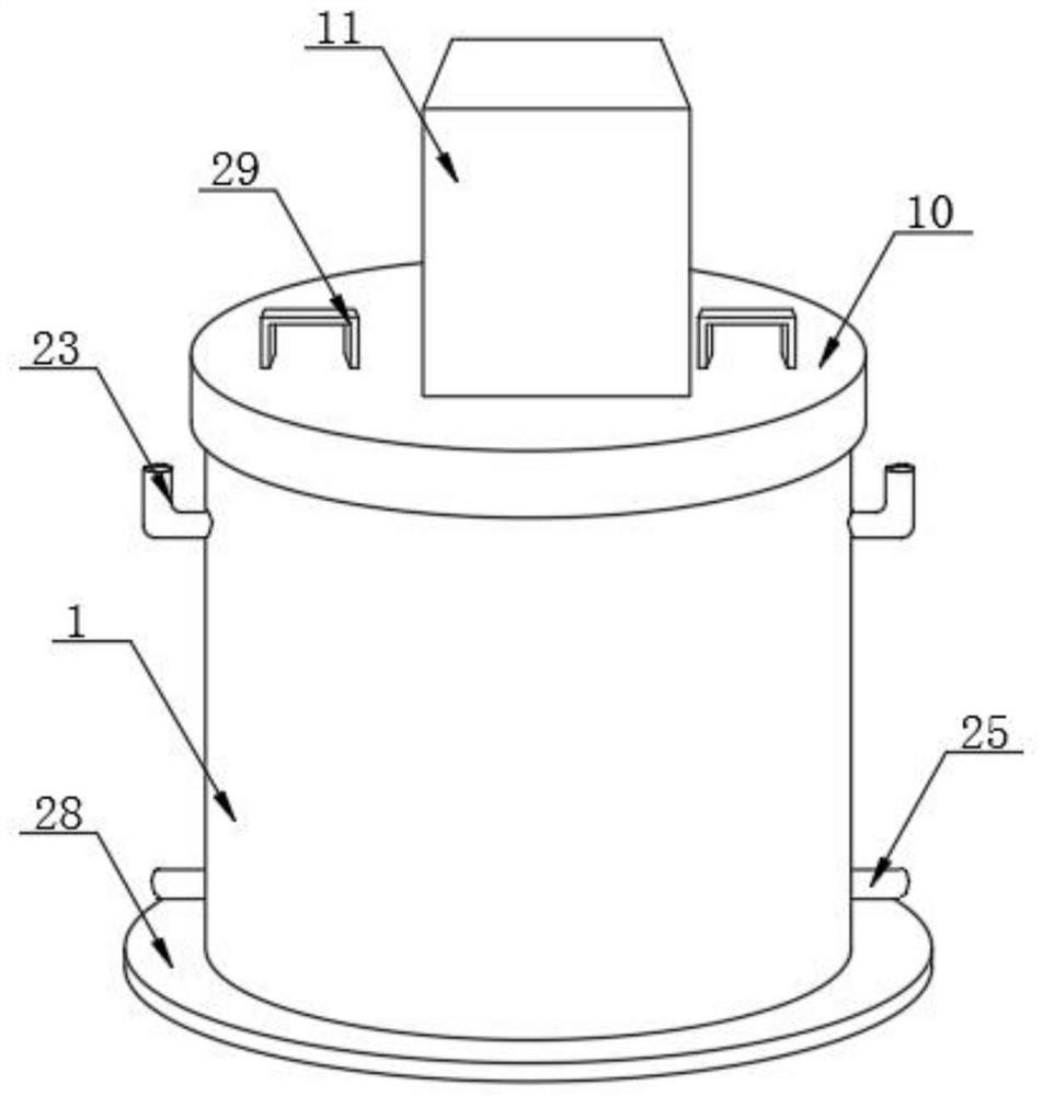 Drying device for putty powder raw materials