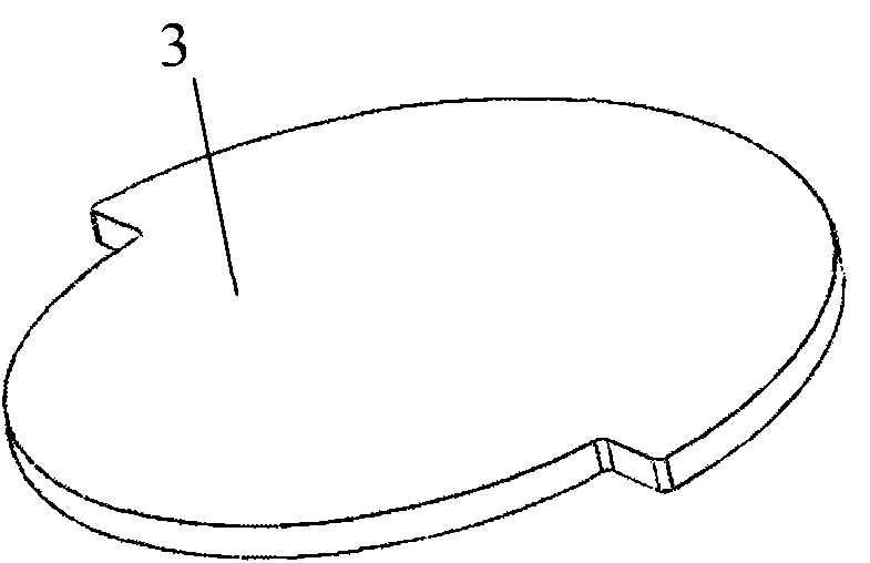 Header pipe baffle plate capable of preventing inner leakage