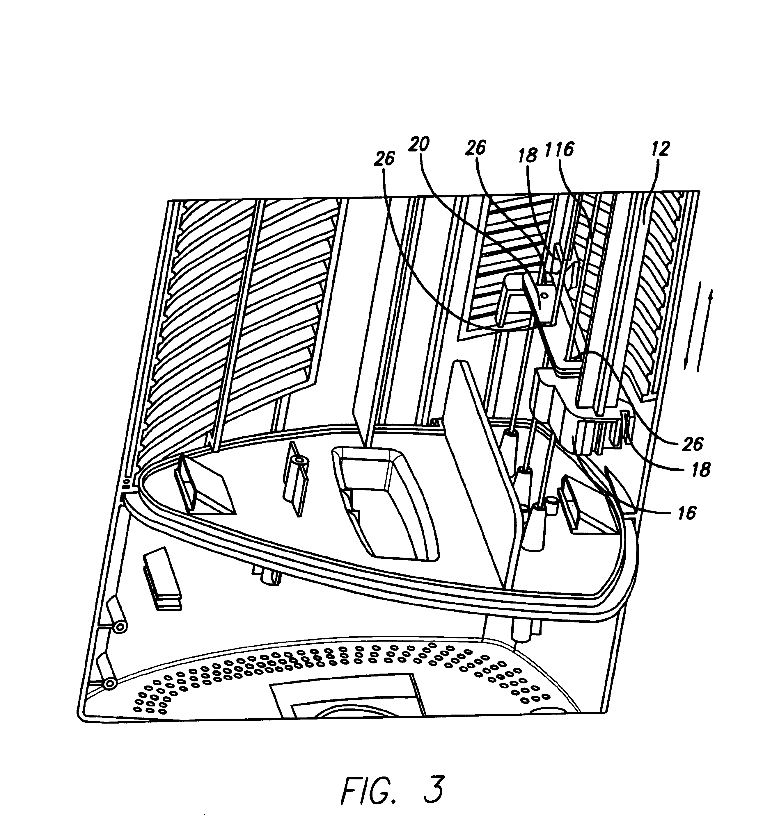 Cleaning mechanism for ion emitting air conditioning device