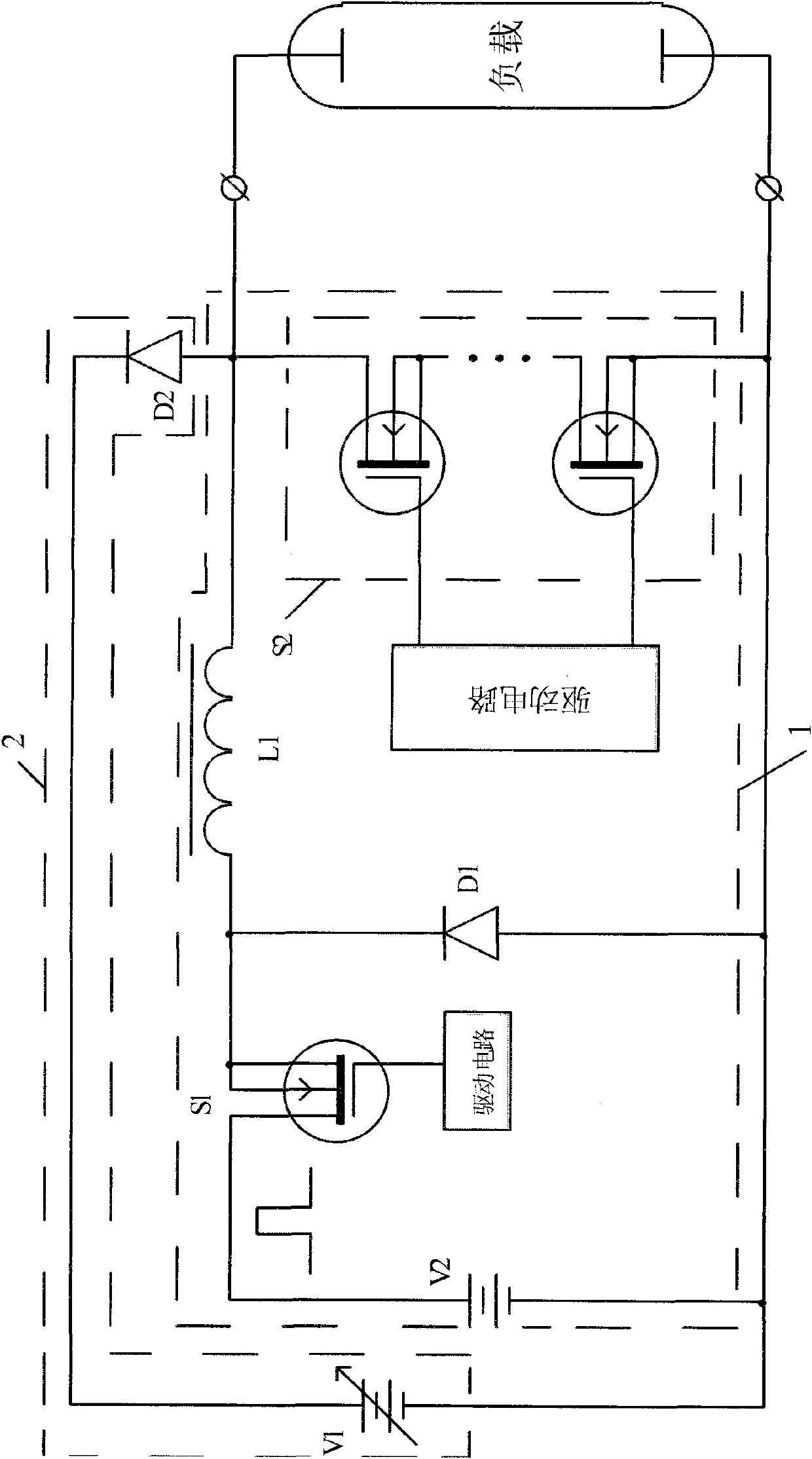 Inductive energy-storage microsecond-grade high-power pulse current source