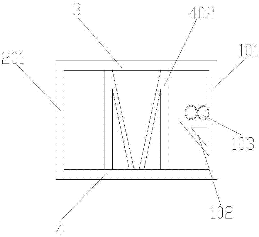 Support mechanism for middle section of chassis of passenger vehicle