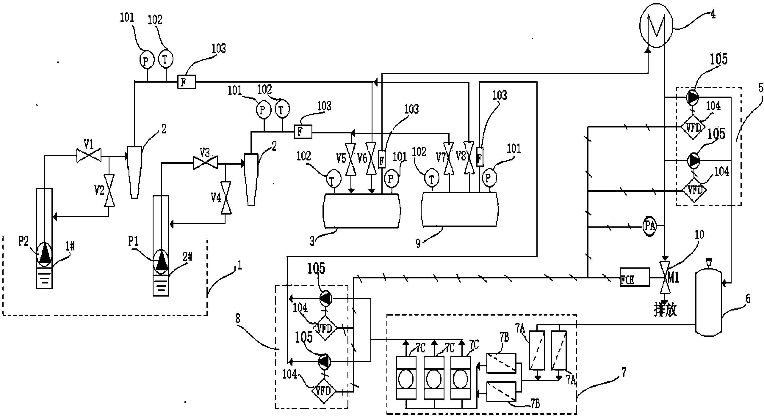 Economical recharge system for sandstone geothermal tail water