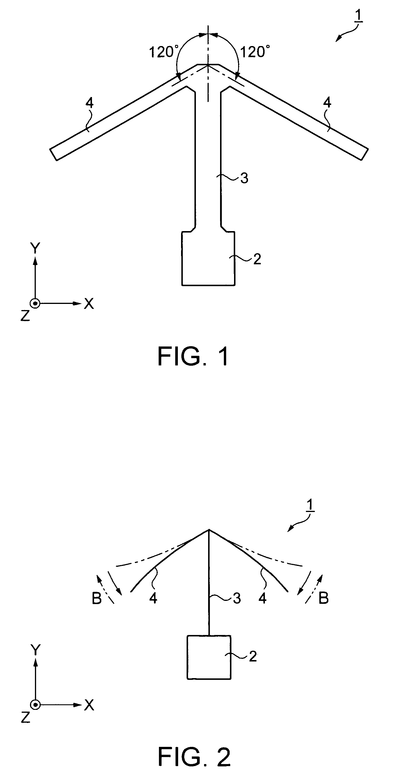 Vibrating gyro element