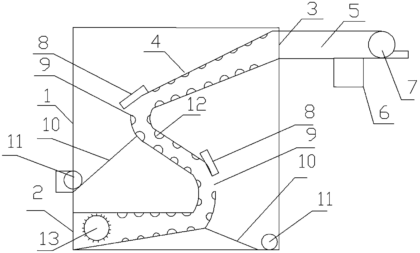 Improved airflow type lint cleaning machine