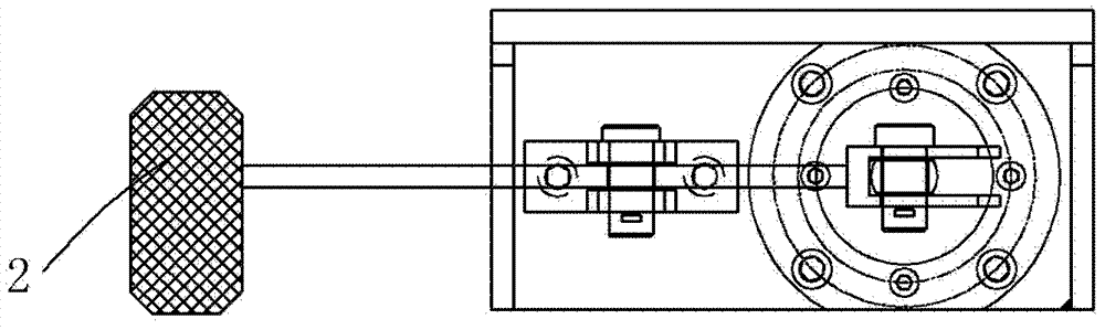 Positioning mechanism of rail guided vehicle for rear axle assembling line of commercial vehicle