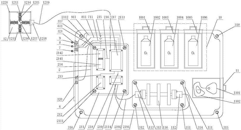 Multifunctional device and method for early warning of dangers, self rescue and occupational disease prevention