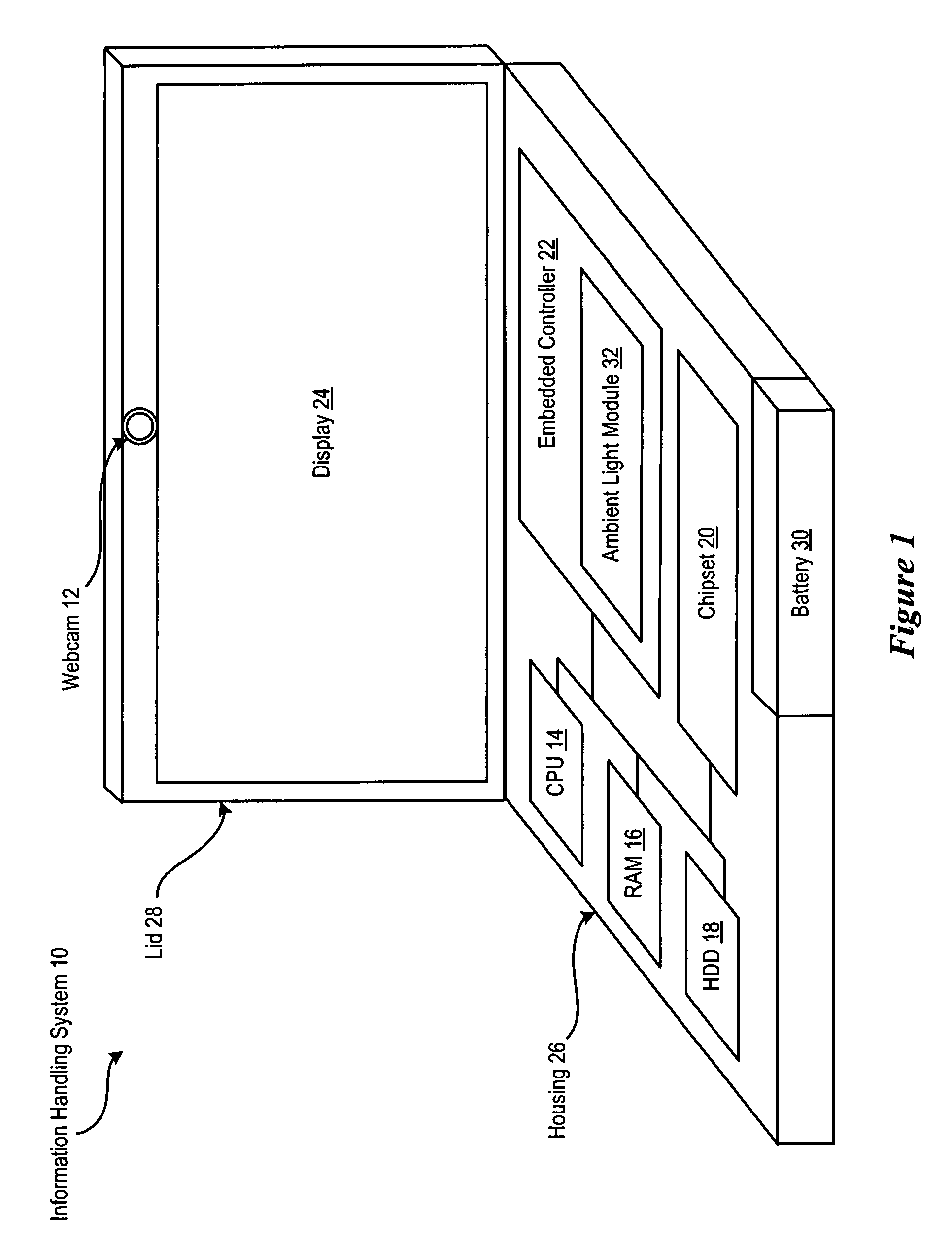 System and Method for Managing Information Handling System Display Illumination