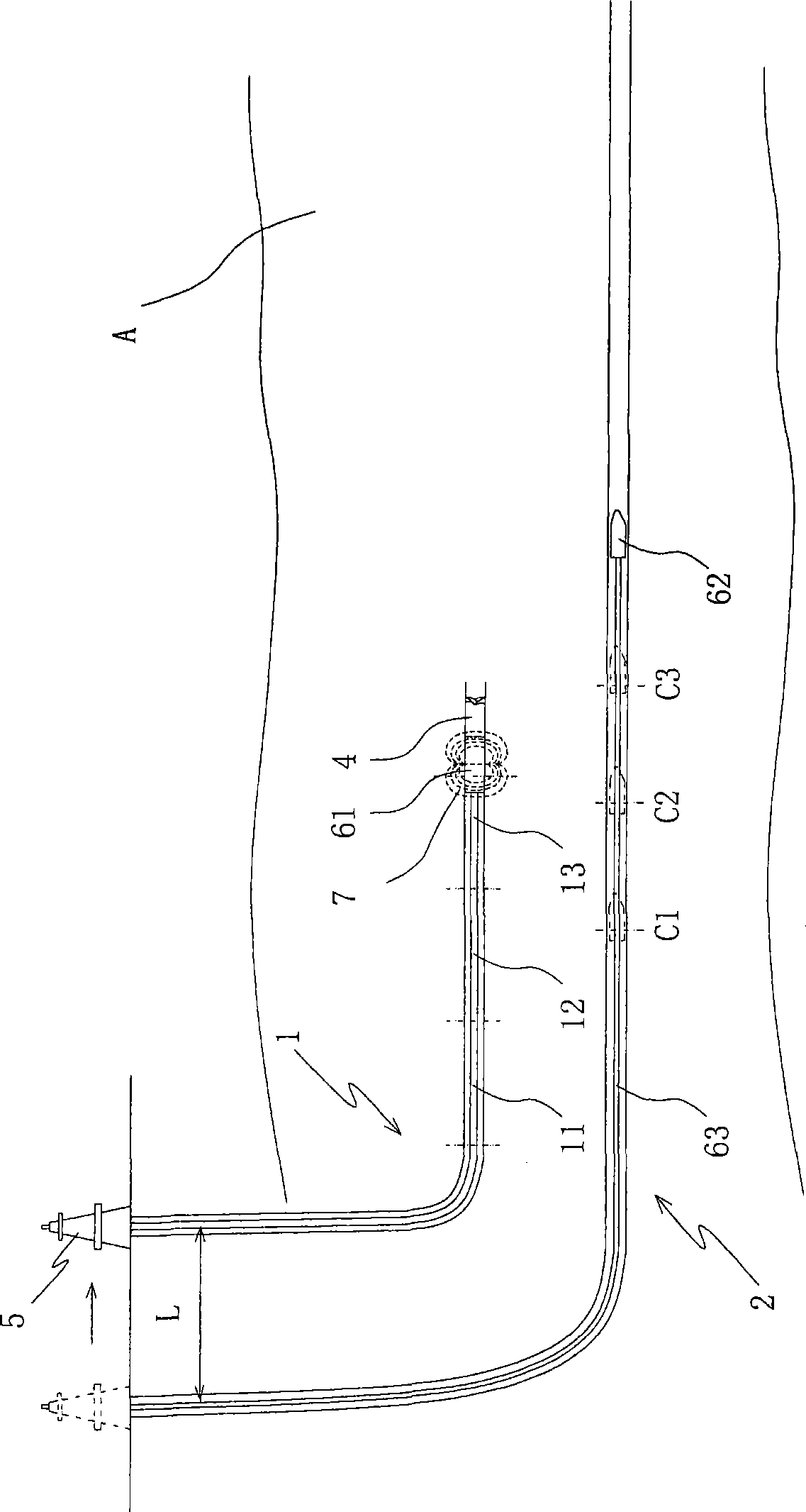 Drilling method for steam assisted gravity draining oil well