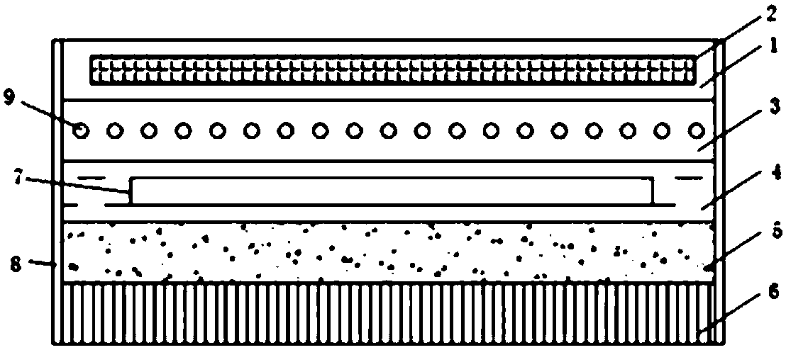 Diffuse reflection type landscape lighting and indicating module and system based on solar energy and LED arrays for road