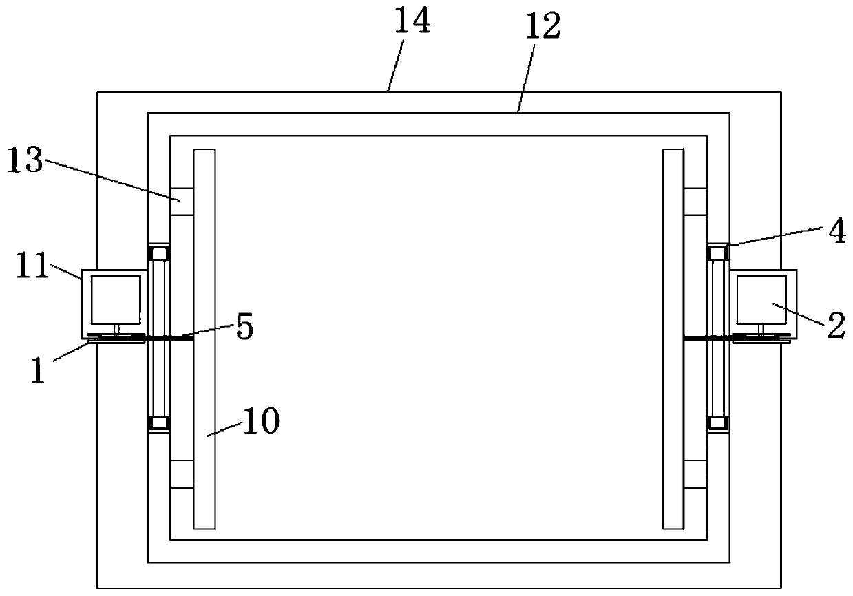 Improvement mechanism for adding welding slag baffles to robot welding gun