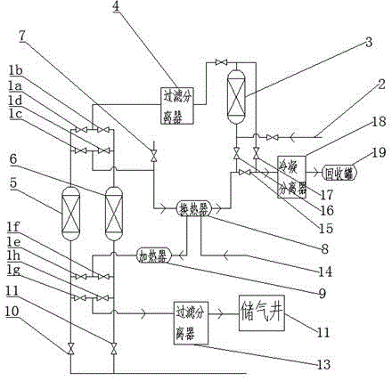 Dual-tower molecular sieve dehydration system for natural gas