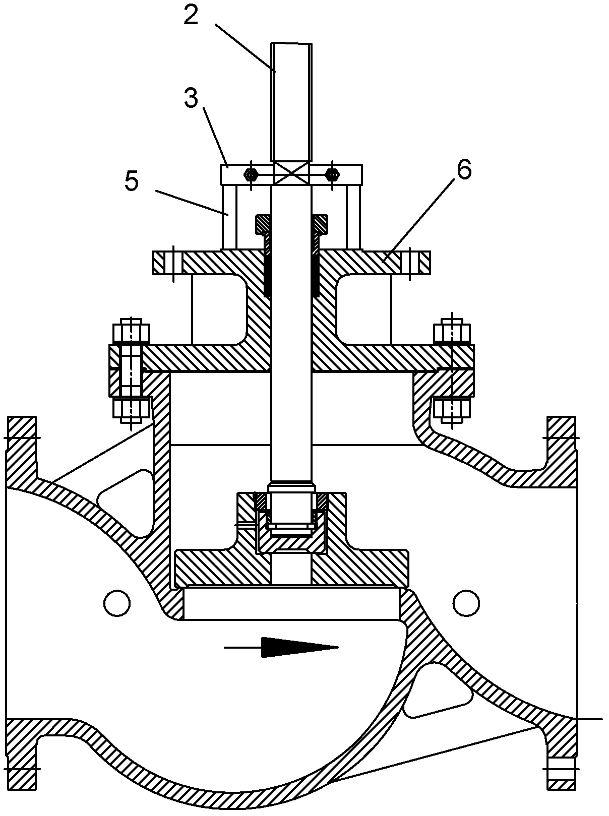 Oxygen valve online repairing method