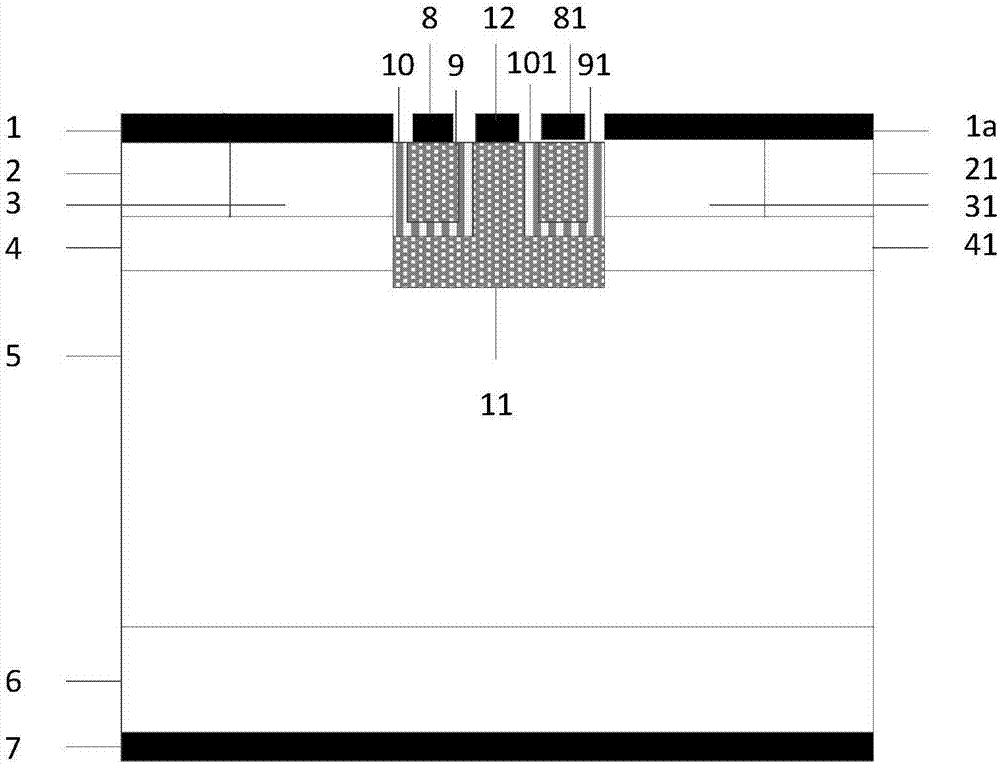 Silicon carbide Trench MOS device and manufacturing method thereof