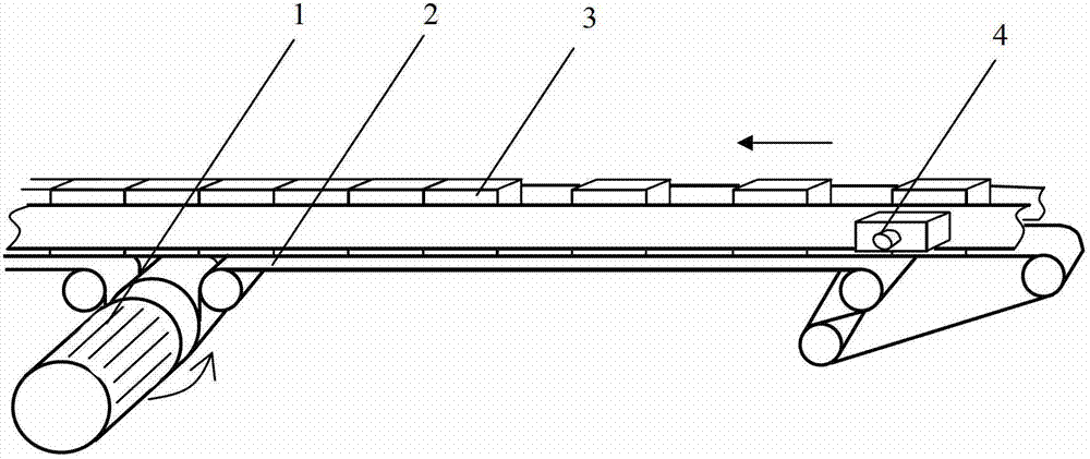 Cigarette packet conveying buffer device and method and cigarette making machine