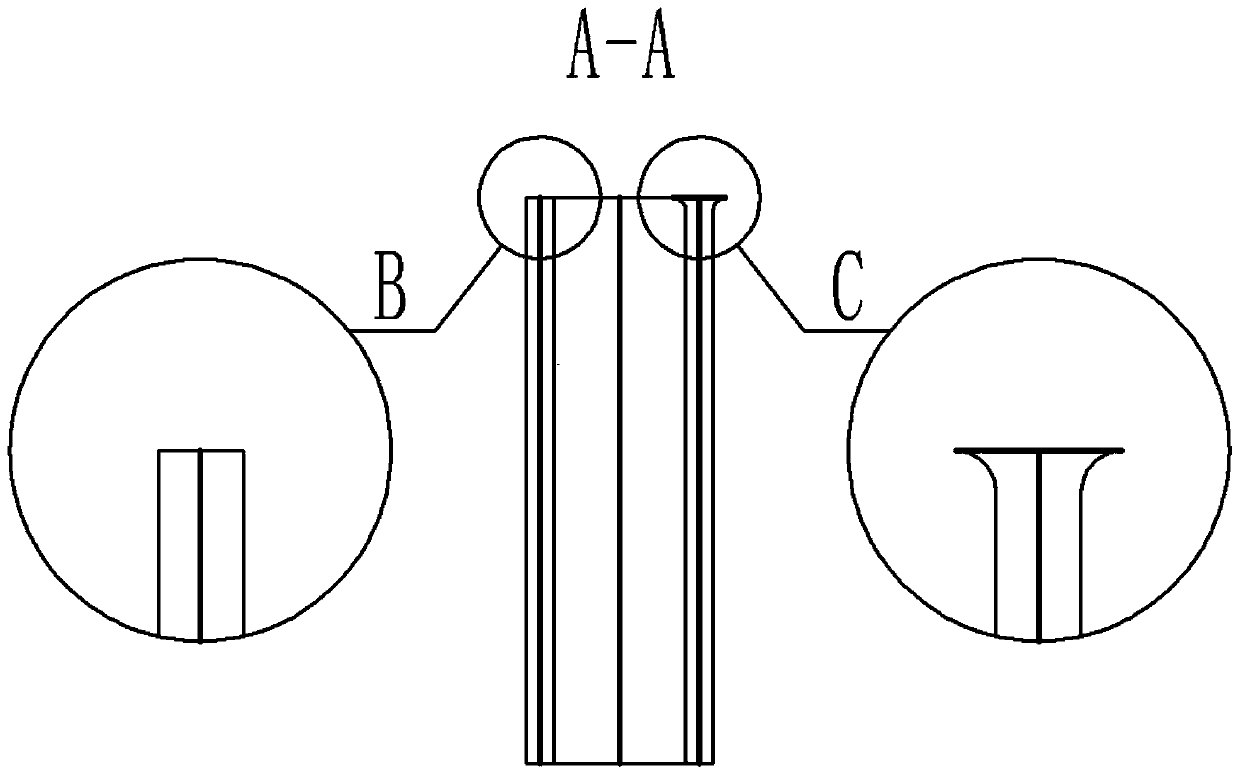 A high-frequency shock treatment method for the end face of aluminum honeycomb cells