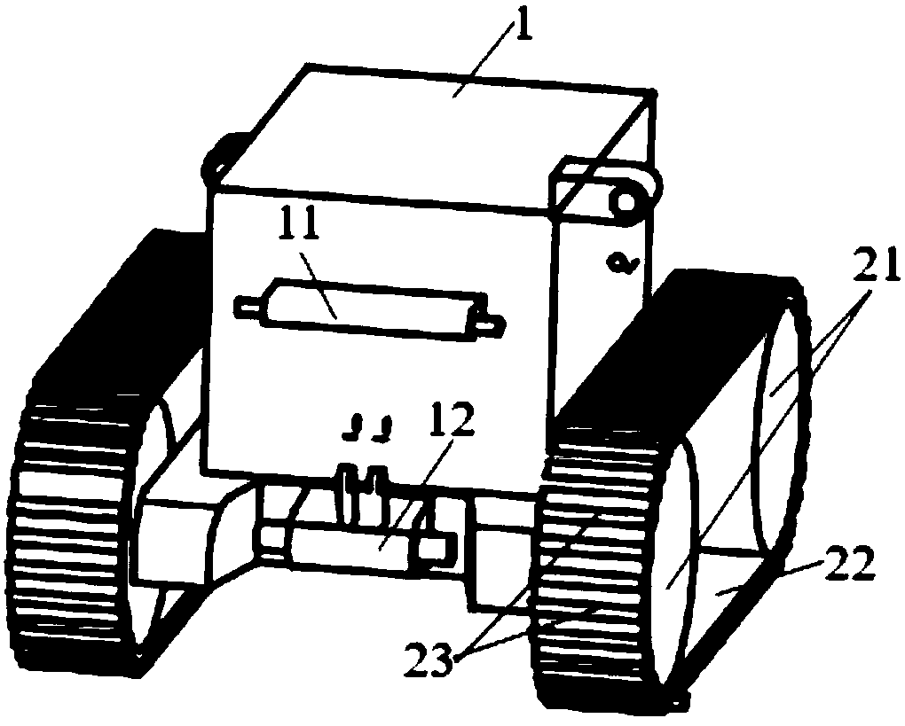 Hull cleaning vehicle