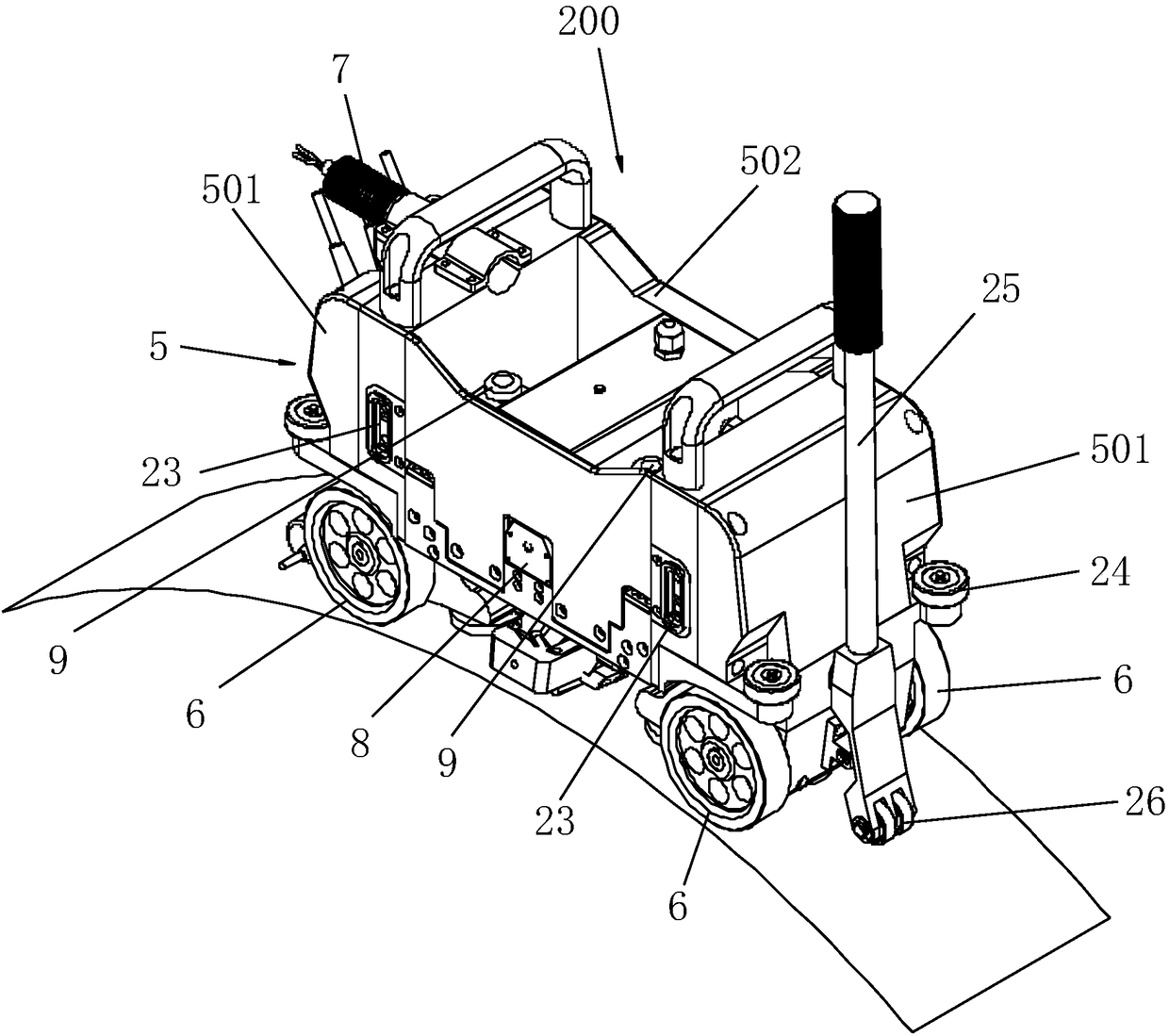 Turbine rotor welding joint detection system