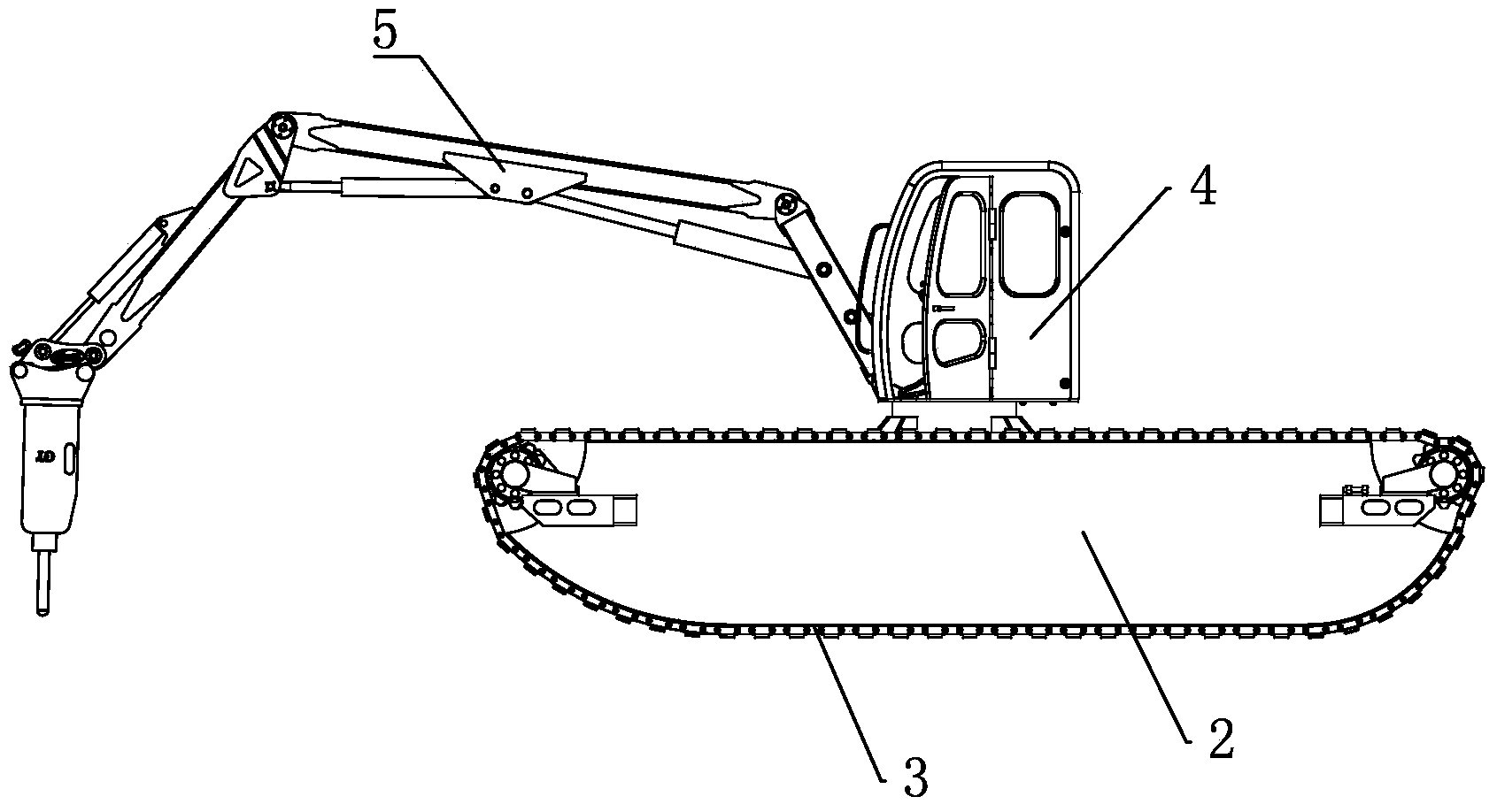 Amphibious excavator