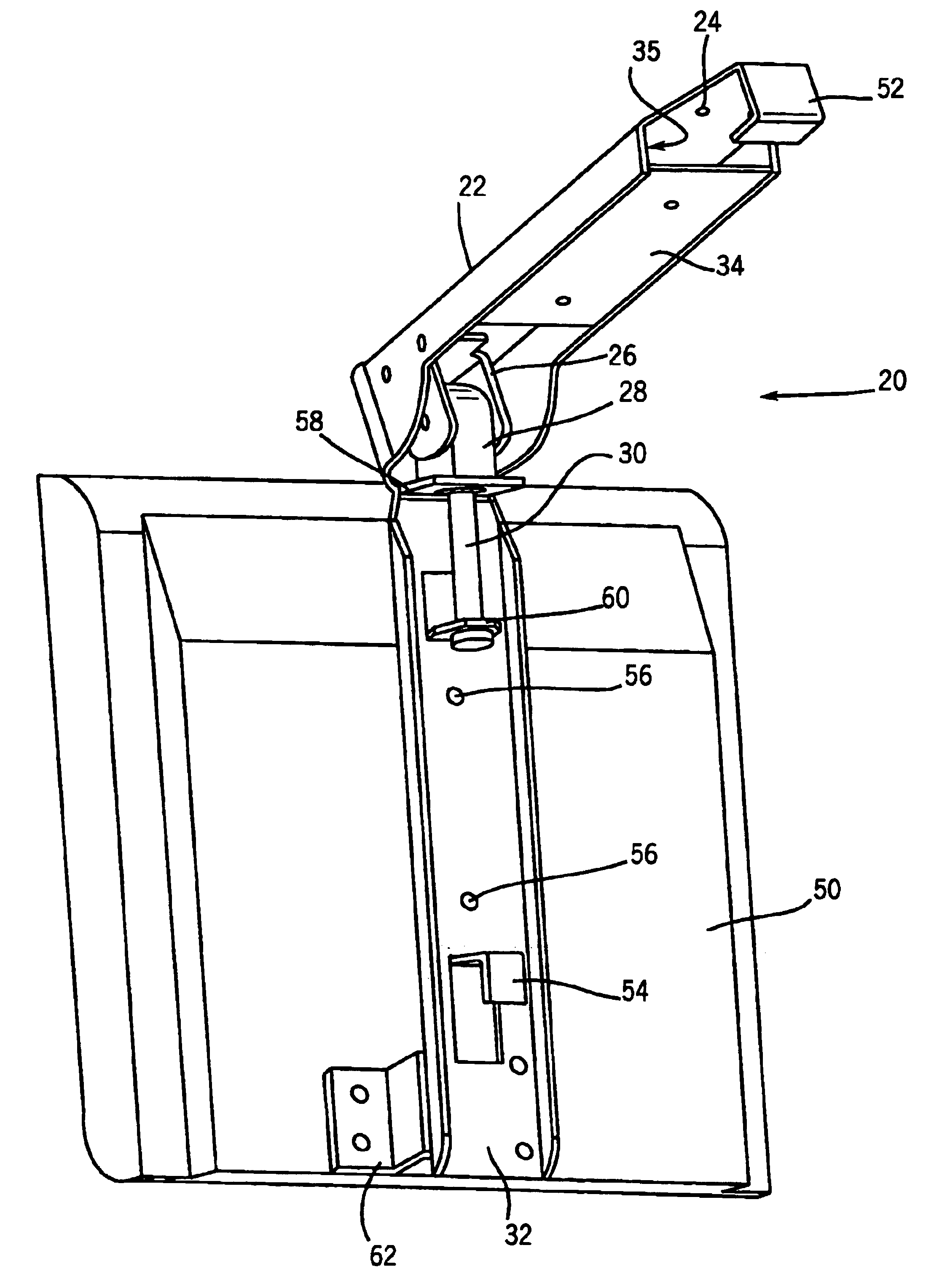 Underbody mounting system