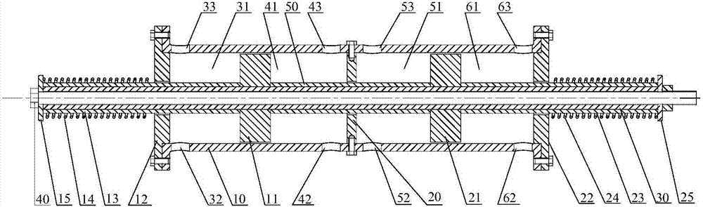 Driving device of header