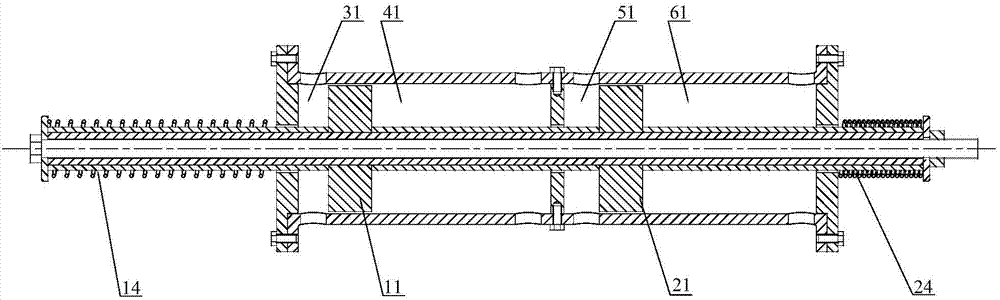 Driving device of header