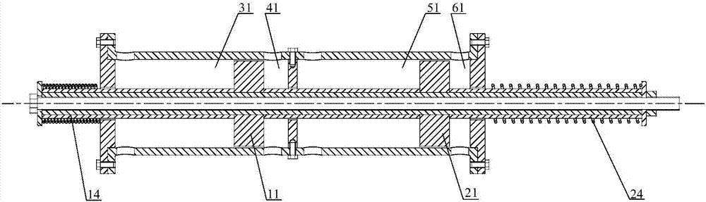 Driving device of header