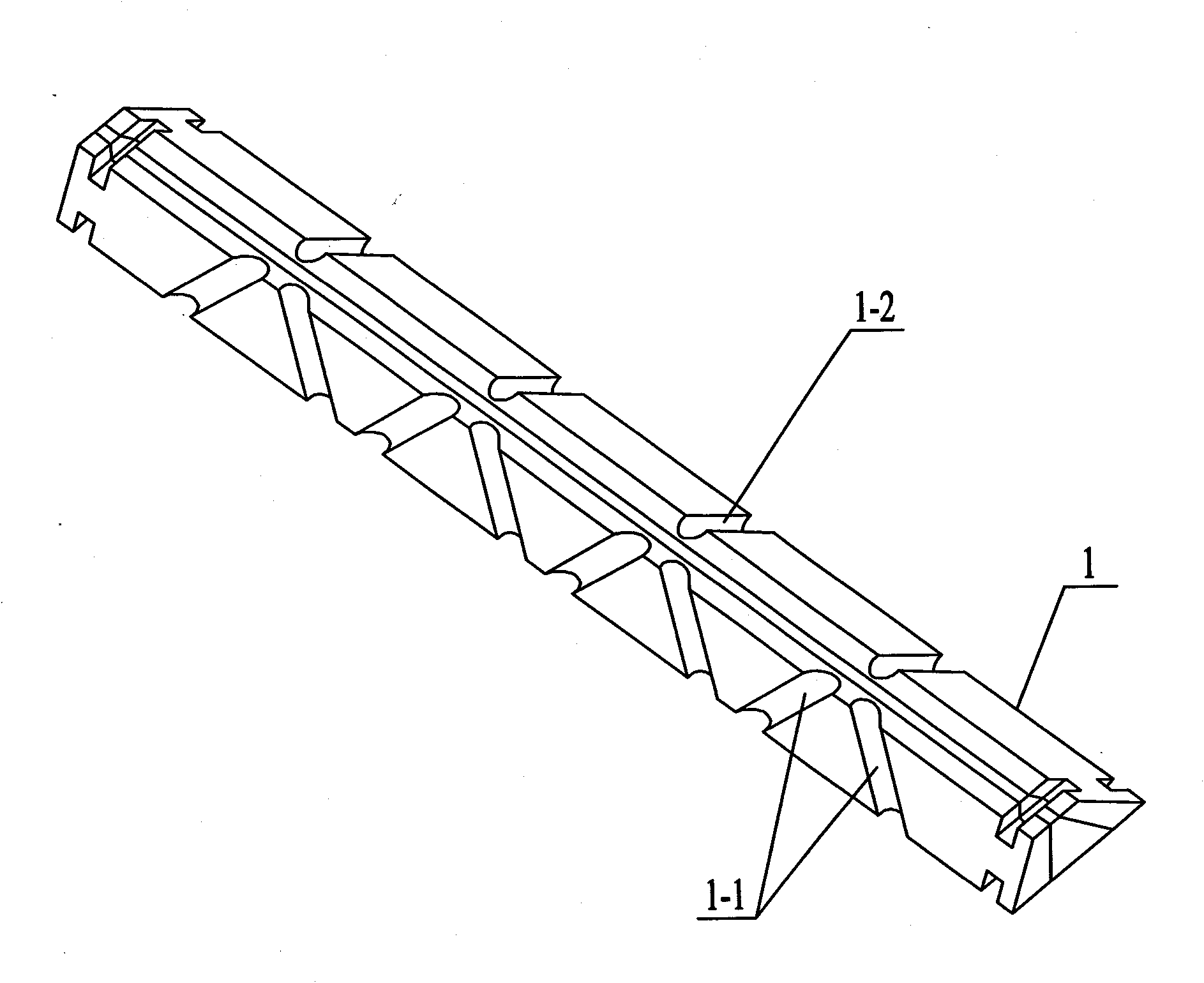 Preparation method of hollow circular-tube tetrahedral full-composite lattice sandwich board