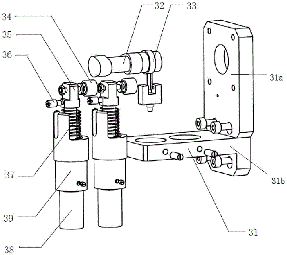 Multi-DOF marking unit for marking flexible films in motion