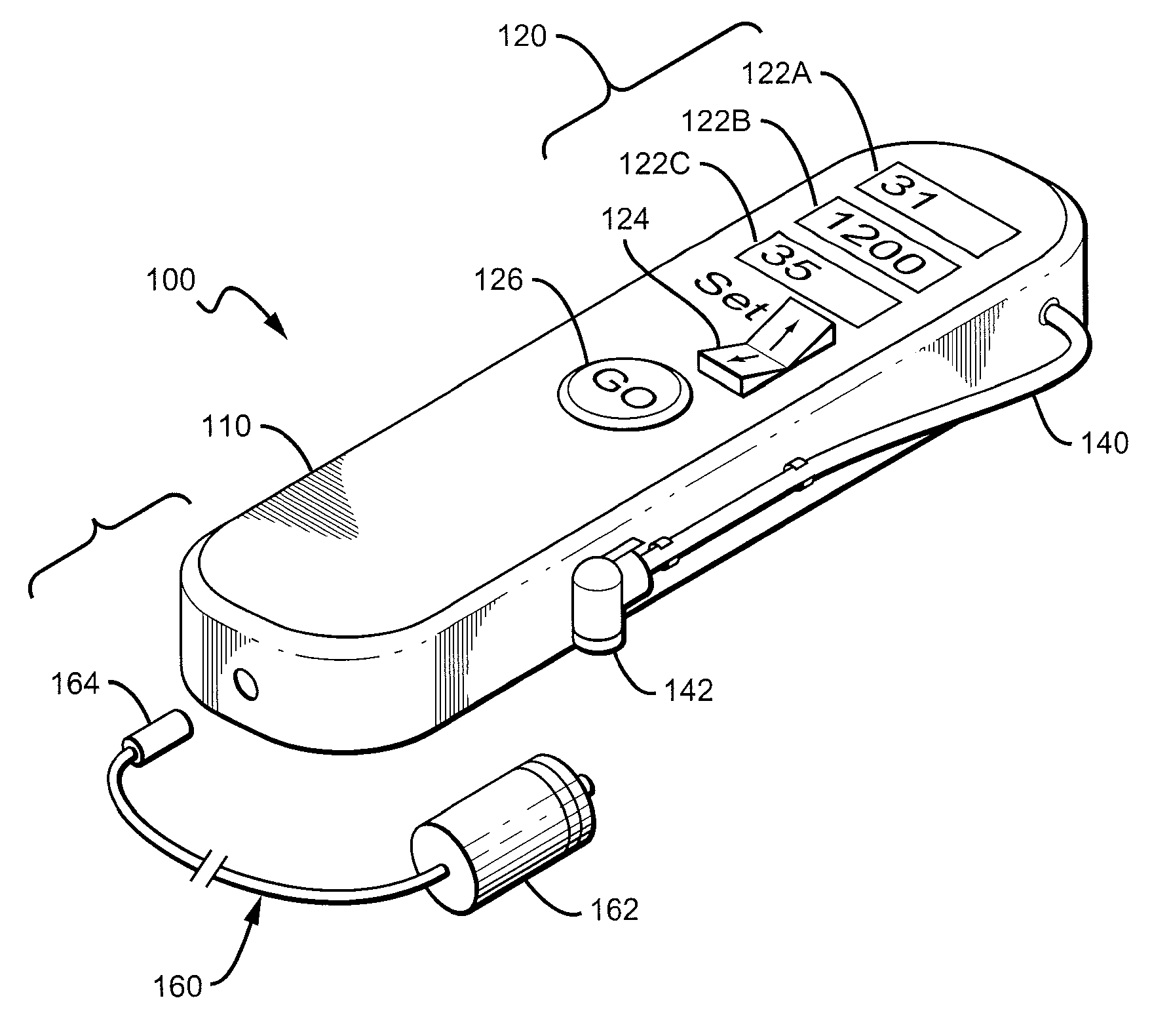 Air Compressor and Reservoir For Topping Off Low Pressure Tires