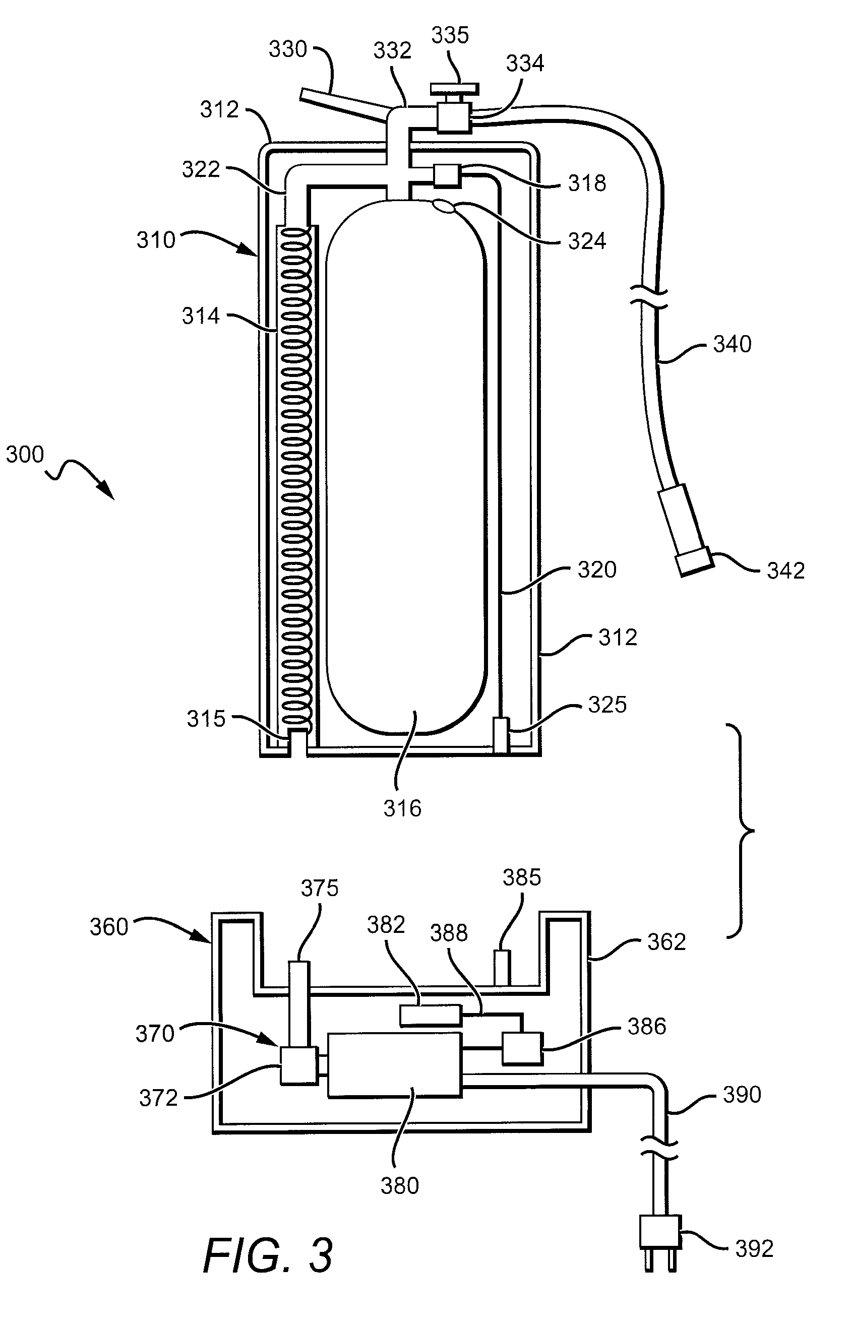 Air Compressor and Reservoir For Topping Off Low Pressure Tires