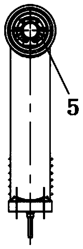 Solid-sealed polar pole structure of load switch-fuse combined electric appliance