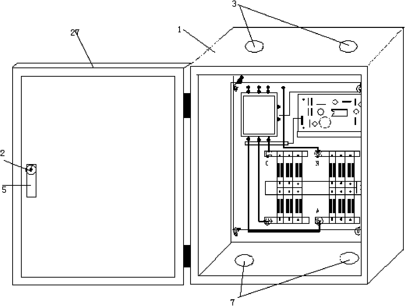 Overvoltage, overcurrent, leakage and lightning protection multifunctional solar electric supply protection controller