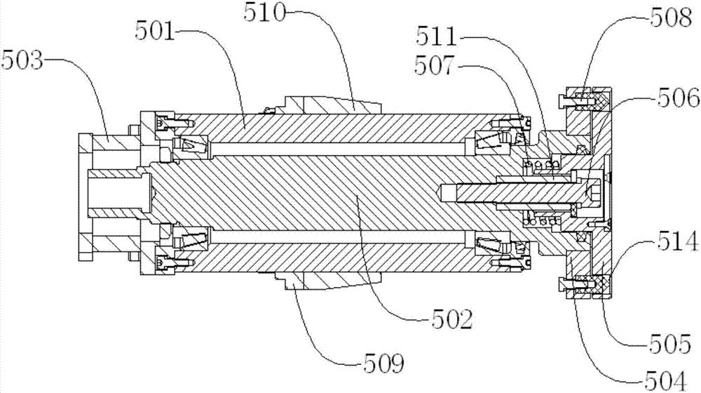 Casting floating and rotating mechanism