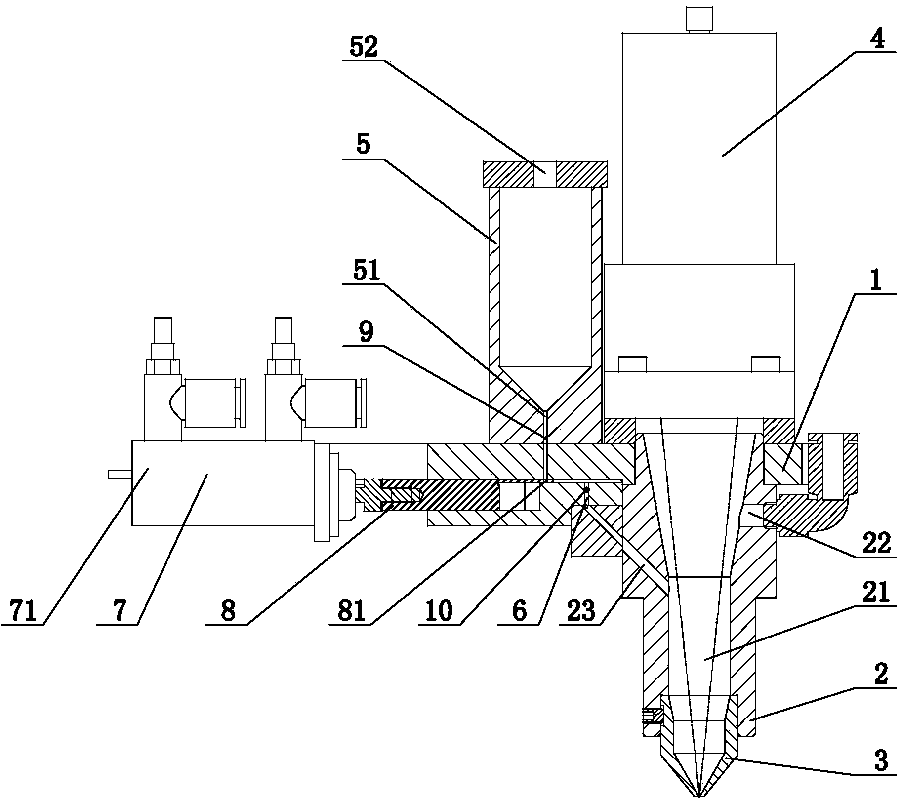 Laser welding head and laser welding machine