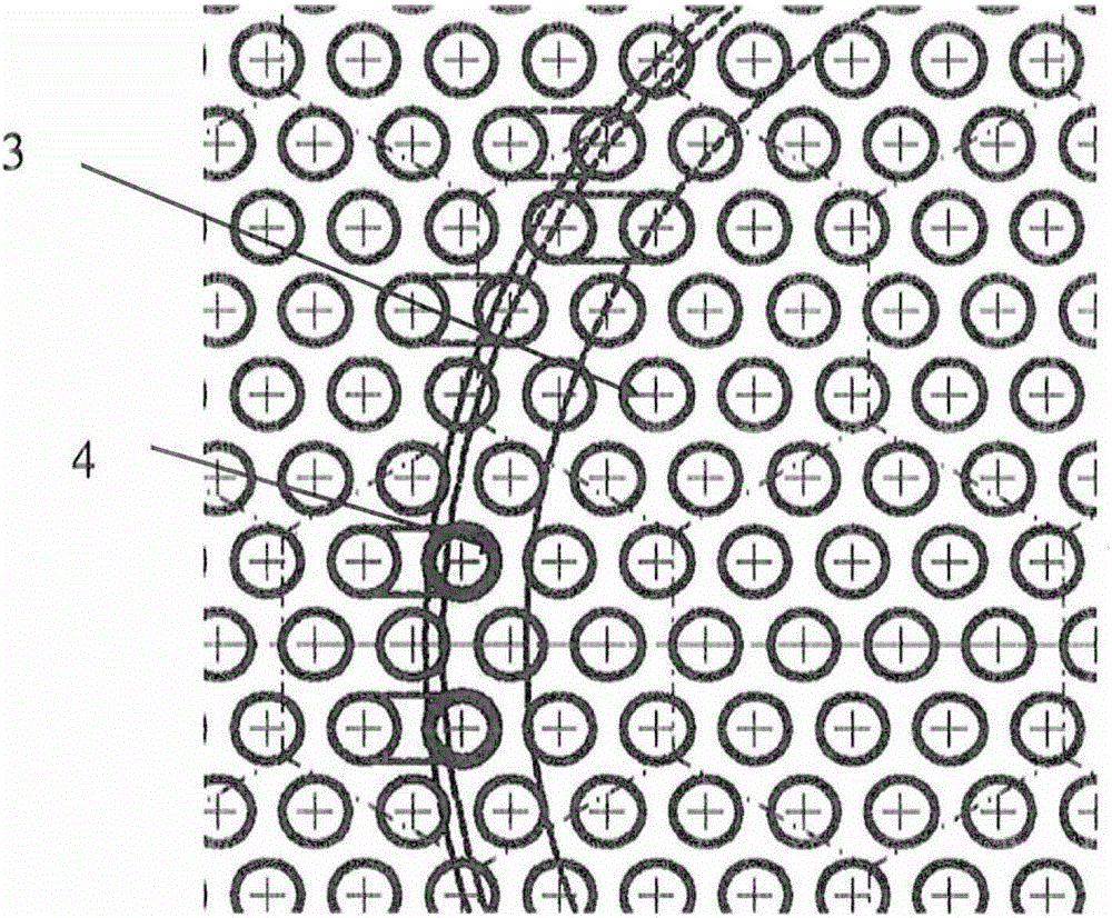 A hot blast stove grate plate device