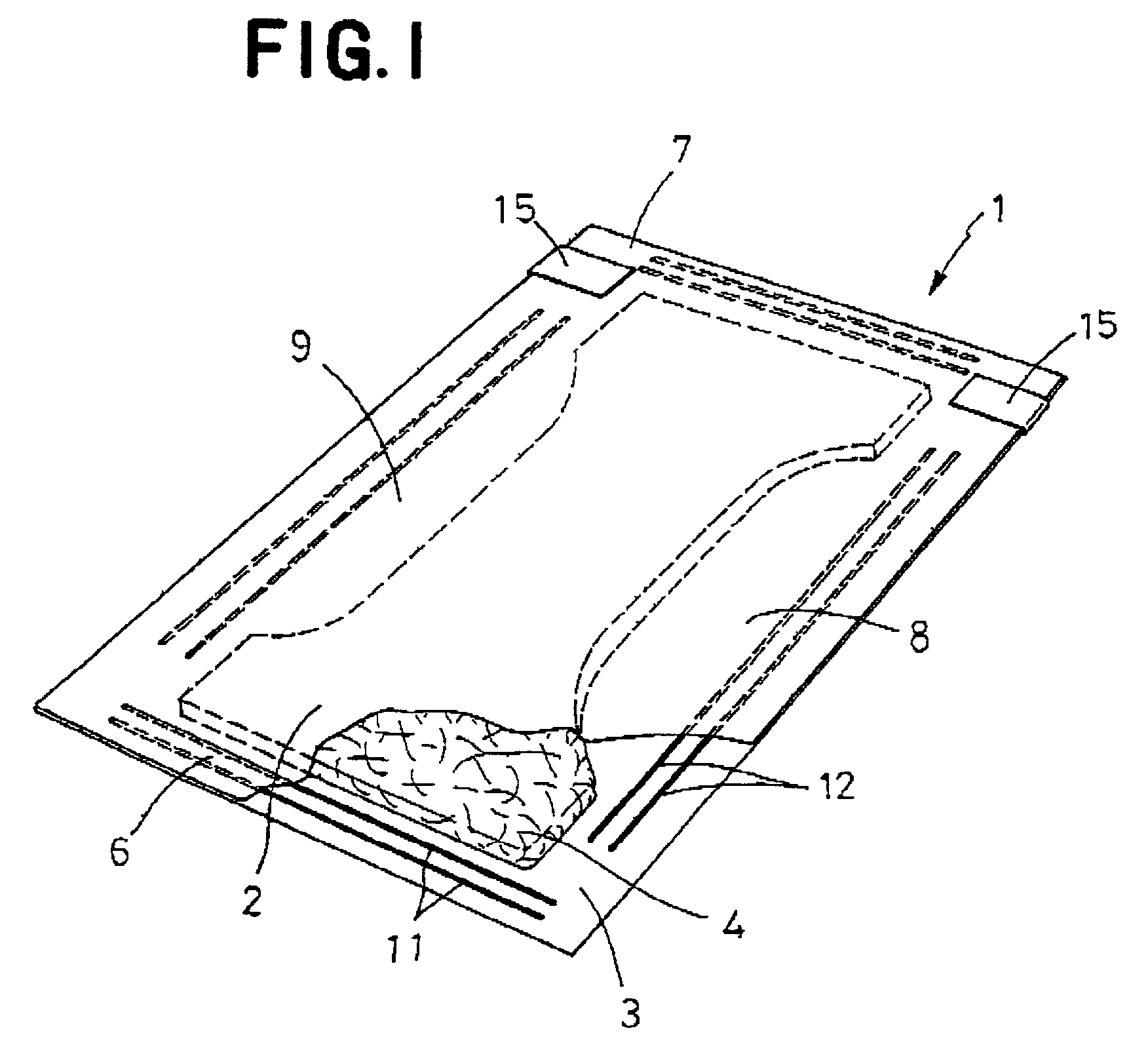 Process for making a disposable wearing article