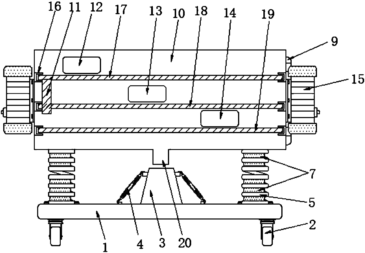 Soybean screening machine based on mass separation