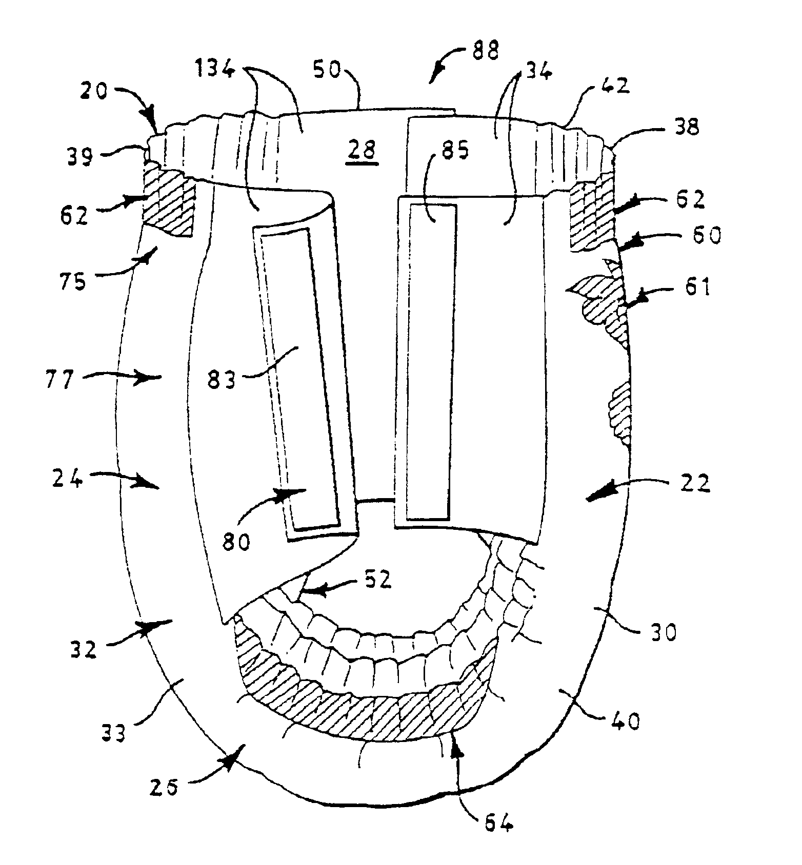 Mechanical fastening system for an absorbent article