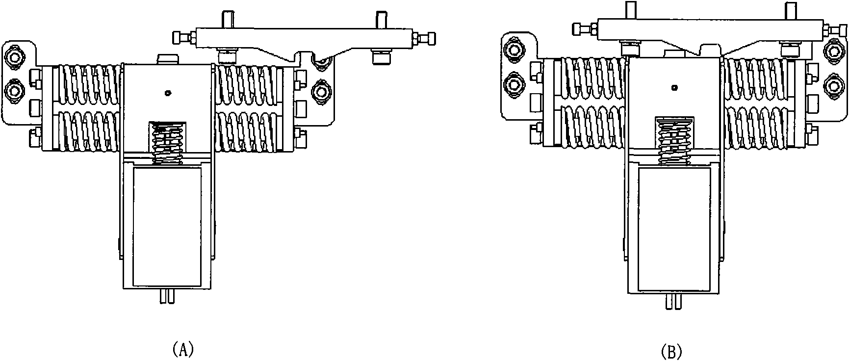 Positioning system of suspended medical device