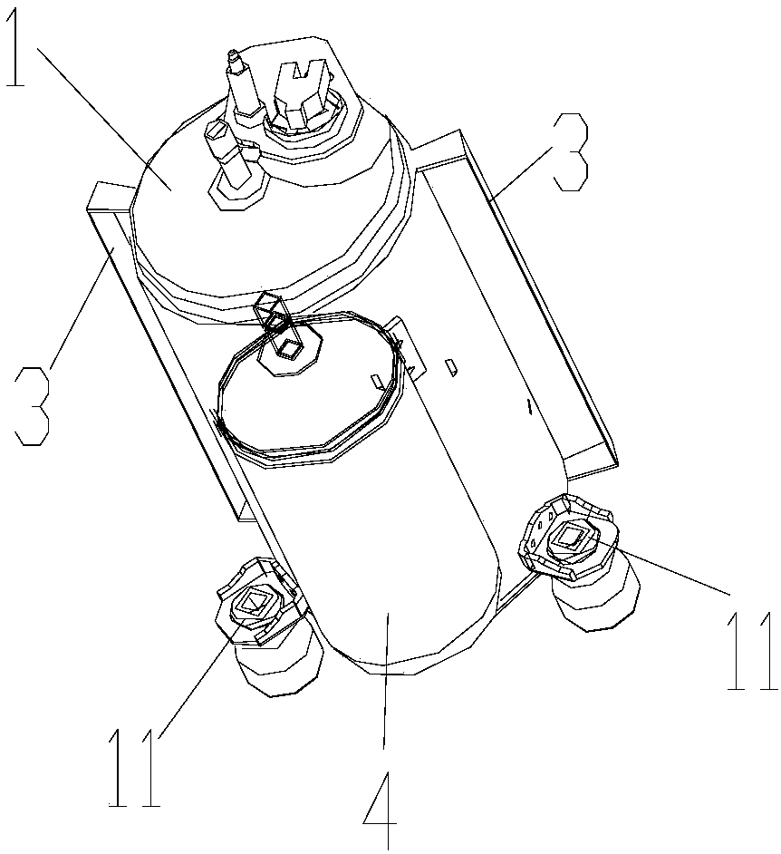 Compressor vibration reduction assembly, compressor assembly and air conditioner