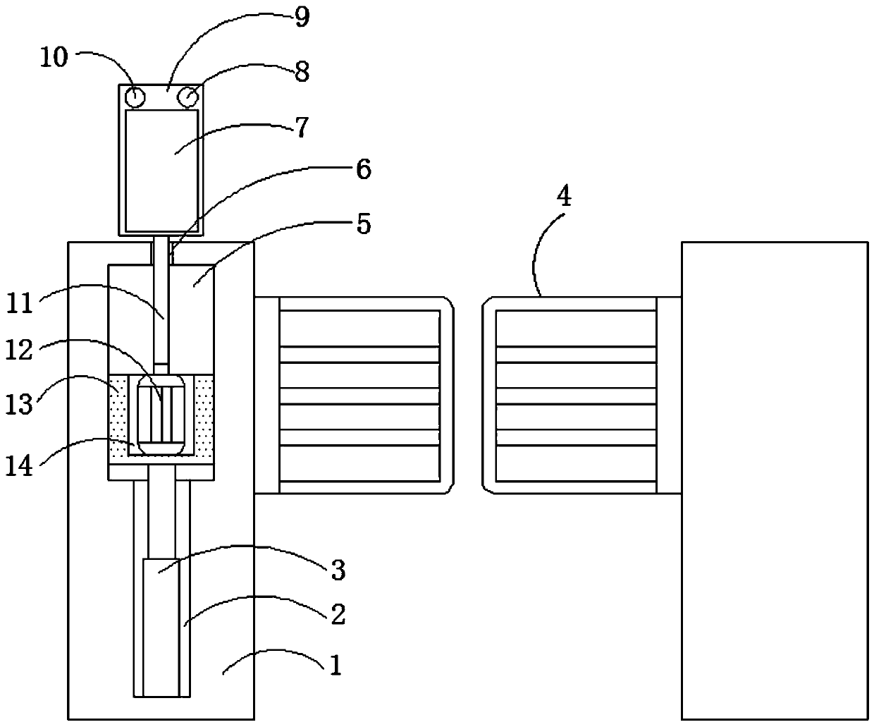 Rotary face recognition gate device