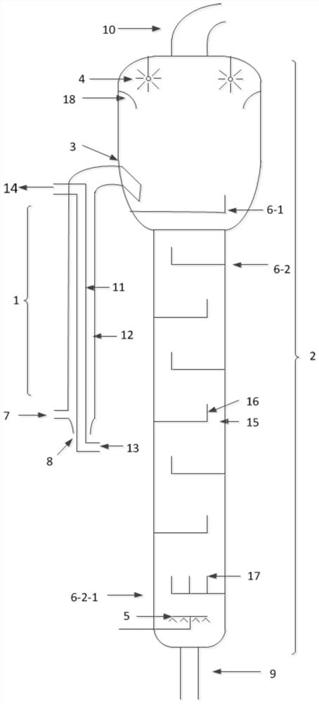 A device and method for removing volatile organic compounds in emulsion