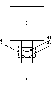 Pneumatic optical effect simulation device