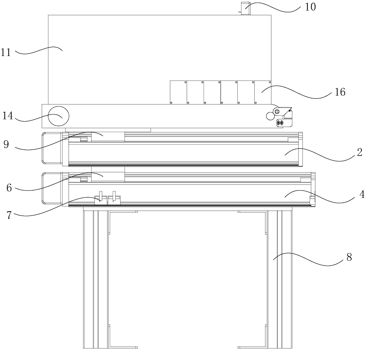 Container and push mechanism thereof