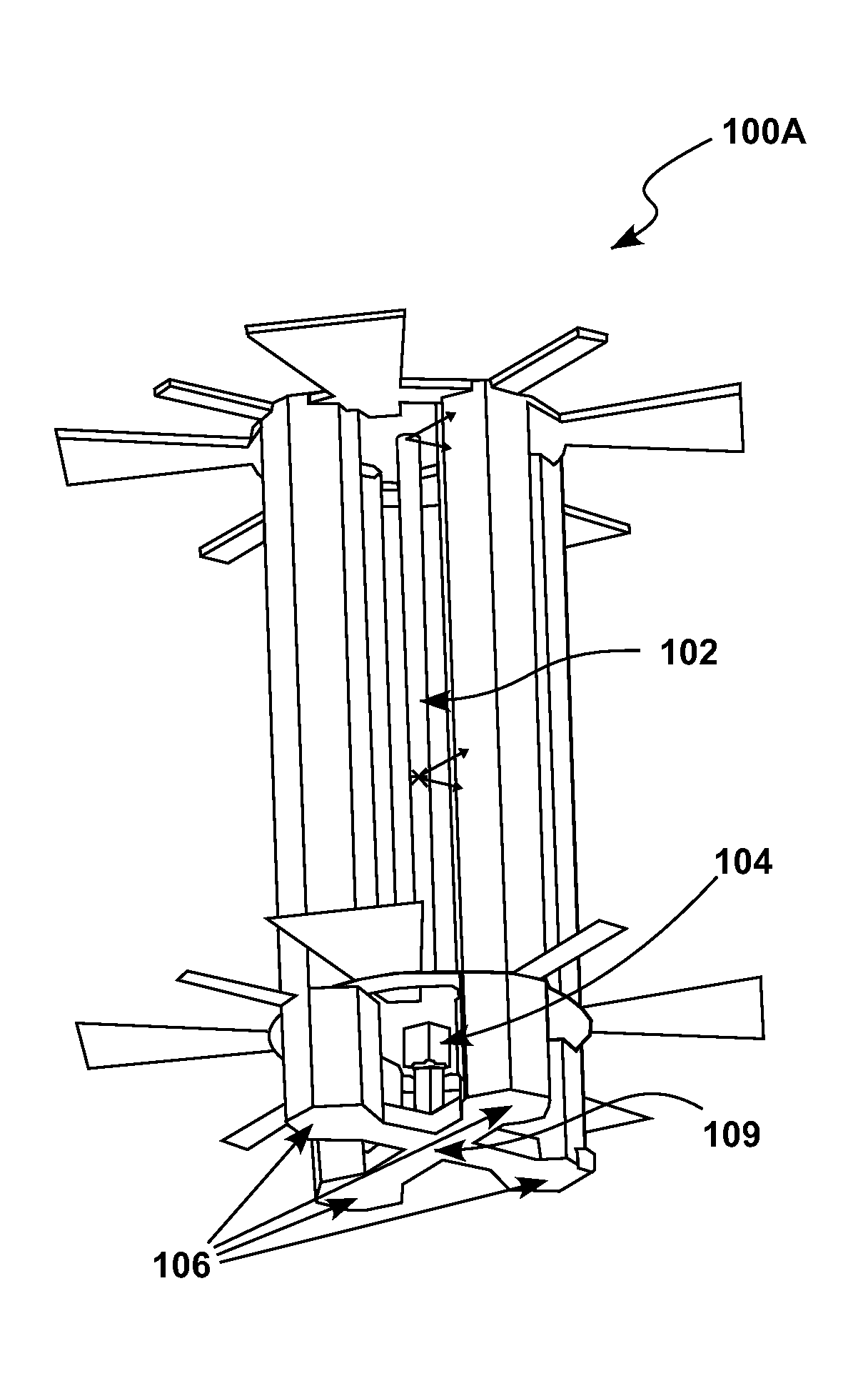 Microfluidic separation device and method of making same