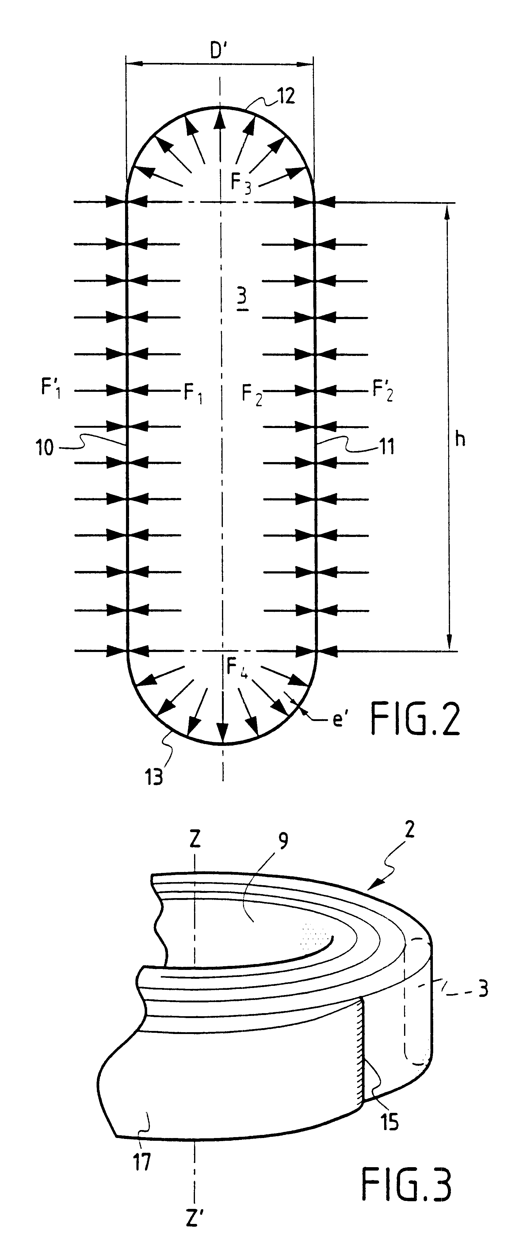 Tank for storing gas at high pressure