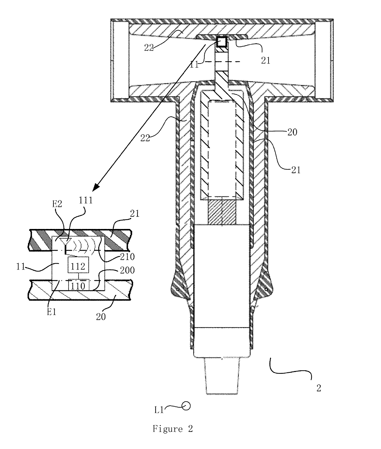 Measurement apparatus and power cable accessory and system using the same and assembling method therefor