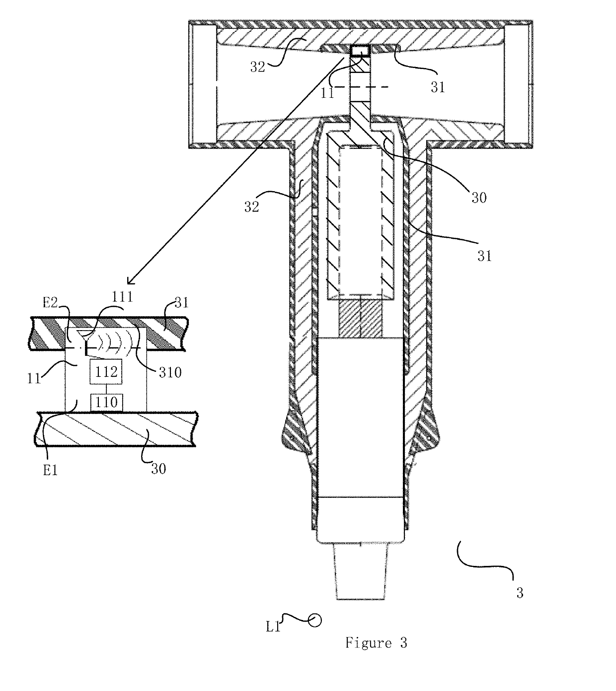 Measurement apparatus and power cable accessory and system using the same and assembling method therefor